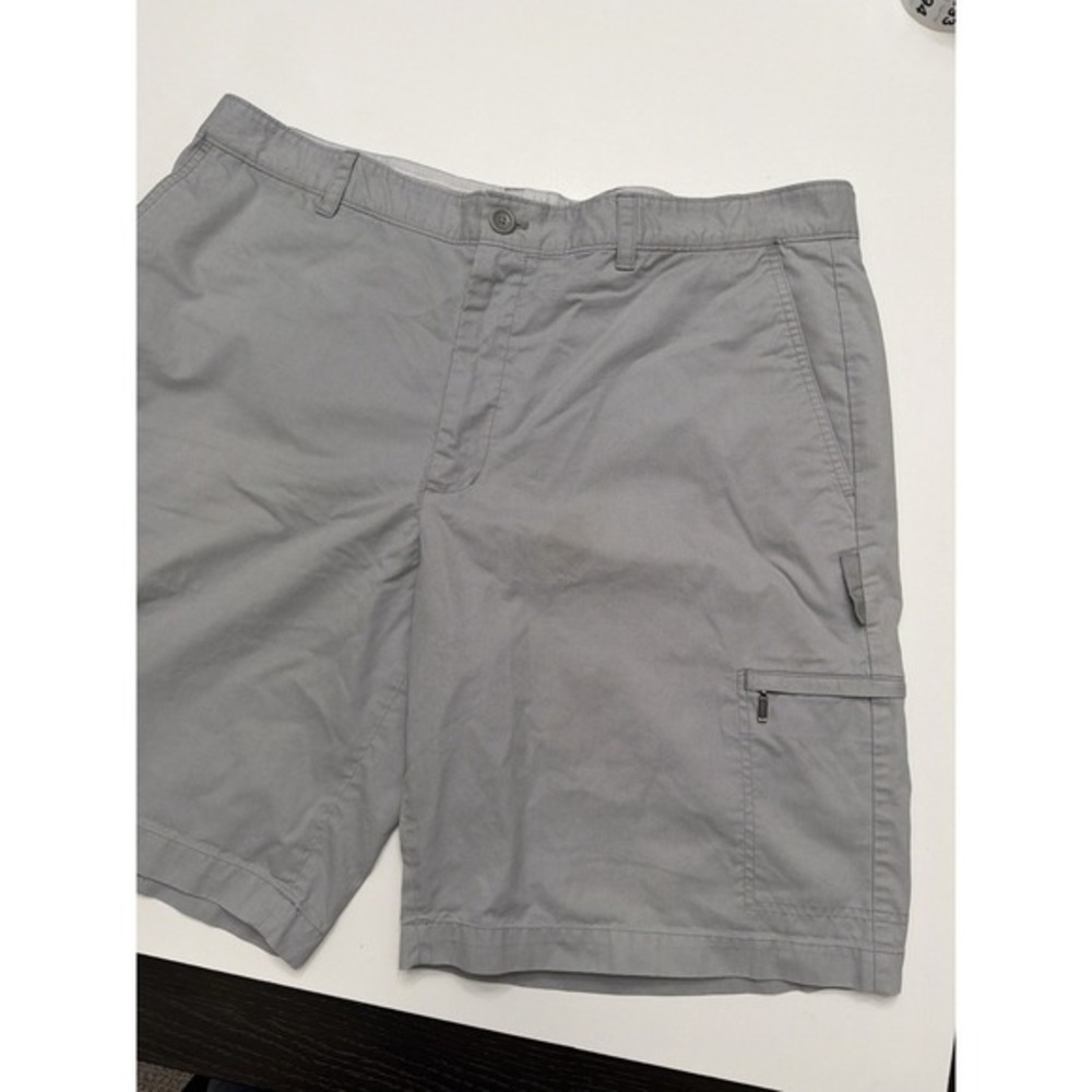 Greg‎ Norman Tasso Elba Shorts Mens 40 Gray Golf Casual Cargo Pocket.    5087
